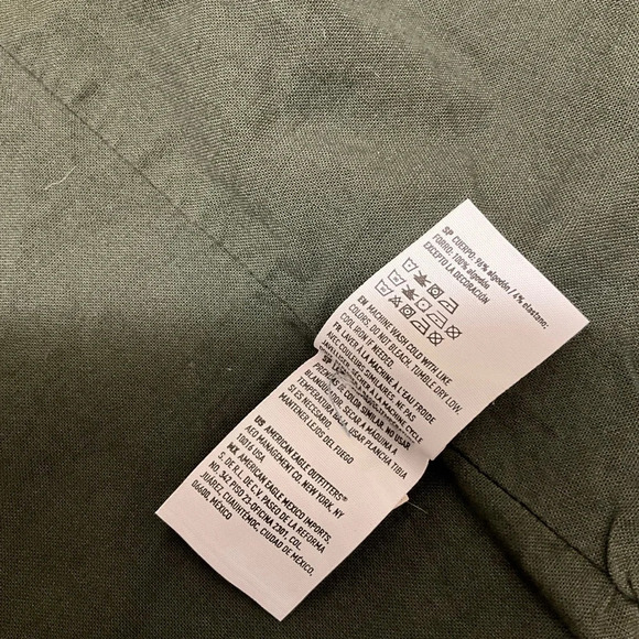 AEO Green Camo Love Embroidered Hood Jacket - Picture 7 of 11